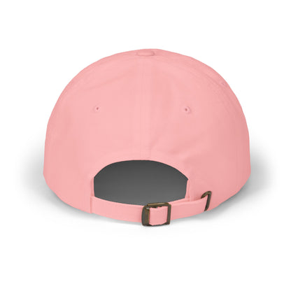 EGETU Mirror EGE Embroidered Dad Cap in pink, rear product view