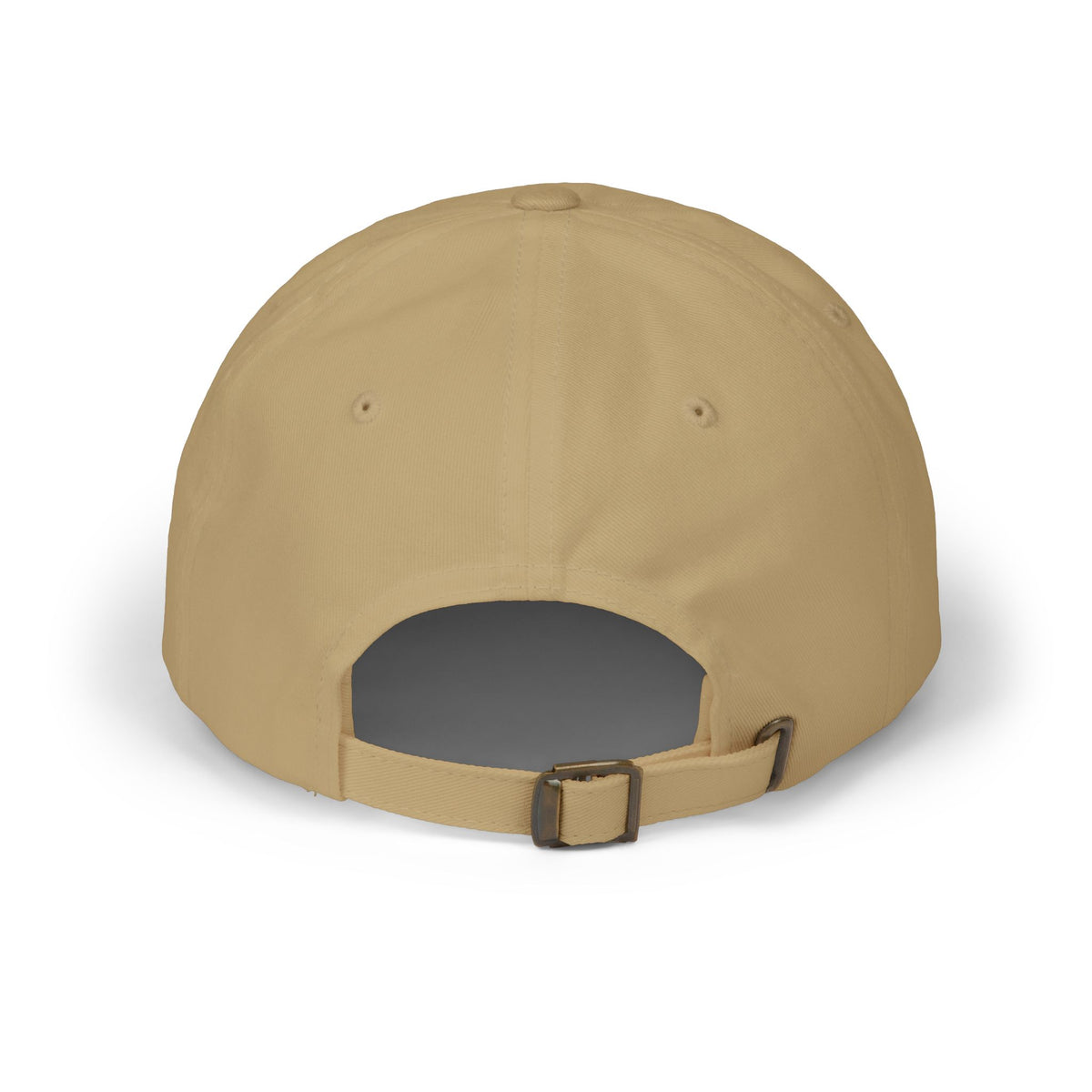 EGETU Mirror EGE Embroidered Dad Cap in khaki, rear product view