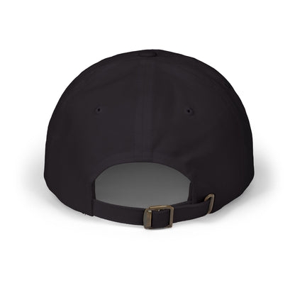 EGETU Mirror EGE Embroidered Dad Cap in black, rear product view